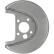 Cover plate, brake disc