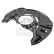 Cover plate, brake disc