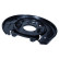 Cover plate, brake disc