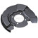 Cover plate, brake disc