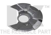 Cover plate, brake disc