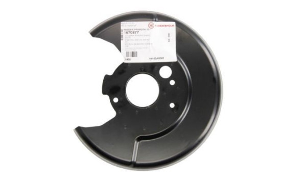 Cover plate, brake disc