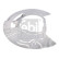 Cover plate, brake disc