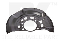 Cover plate, brake disc