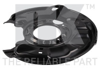 Cover plate, brake disc