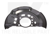 Cover plate, brake disc