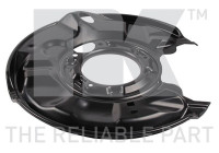 Cover plate, brake disc