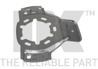 Cover plate, brake disc