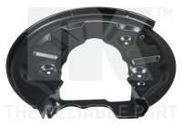 Cover plate, brake disc
