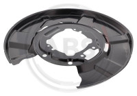 Cover plate, brake disc