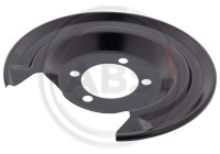 Cover plate, brake disc