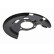 Cover plate, brake disc