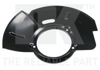 Cover plate, brake disc