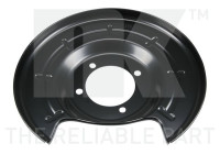 Cover plate, brake disc