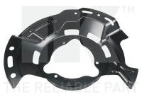 Cover plate, brake disc