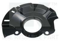 Cover plate, brake disc