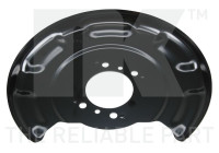 Cover plate, brake disc