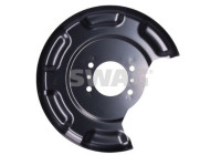 Cover plate, brake disc