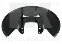 Cover plate, brake disc