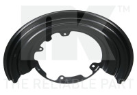 Cover plate, brake disc