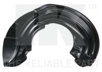 Cover plate, brake disc