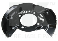 Cover plate, brake disc