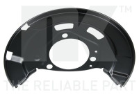 Cover plate, brake disc