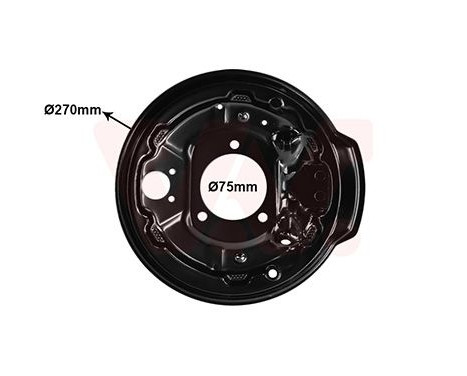 COVER PLATE BRAKE DRUM L