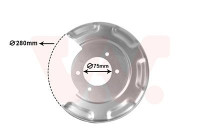DUST SHIELD REAR L
