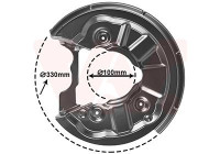 DUST SHIELD REAR L