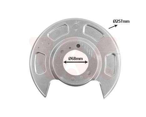 DUST SHIELD REAR LEFT