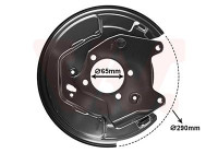 DUST SHIELD REAR R