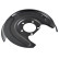 Splash Panel, brake disc febi Plus