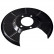 Splash Panel, brake disc febi Plus
