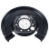 Splash Panel, brake disc febi Plus, Thumbnail 2