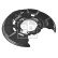 Splash Panel, brake disc febi Plus, Thumbnail 2
