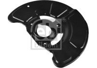Splash Panel, brake disc febi Plus