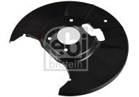 Splash Panel, brake disc febi Plus
