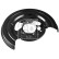 Splash Panel, brake disc febi Plus, Thumbnail 2