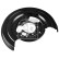 Splash Panel, brake disc febi Plus, Thumbnail 2