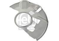 Splash Panel, brake disc febi Plus