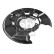 Splash Panel, brake disc febi Plus, Thumbnail 2