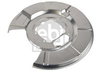 Splash Panel, brake disc febi Plus