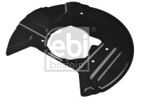 Splash Panel, brake disc febi Plus