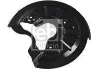 Splash Panel, brake disc febi Plus