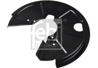 Splash Panel, brake disc febi Plus
