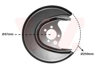 Splash Panel, brake disc
