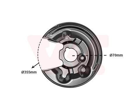 Splash Panel, brake disc