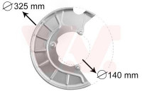 Splash Panel, brake disc