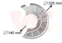 Splash Panel, brake disc
